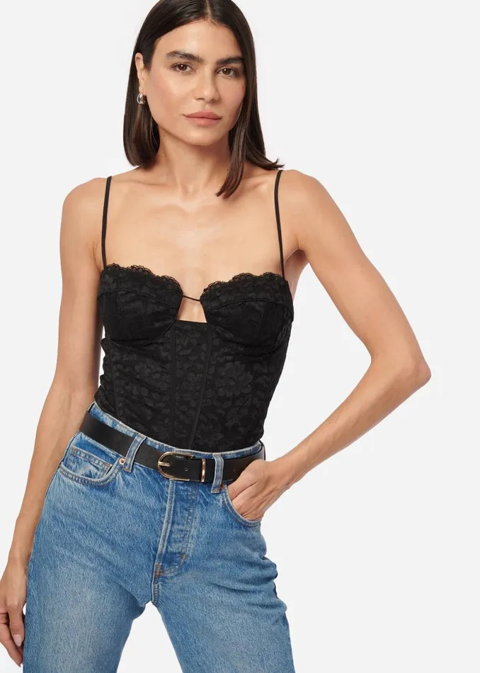 CAMI NYC Bodysuits Women Adri Bodysuit Black