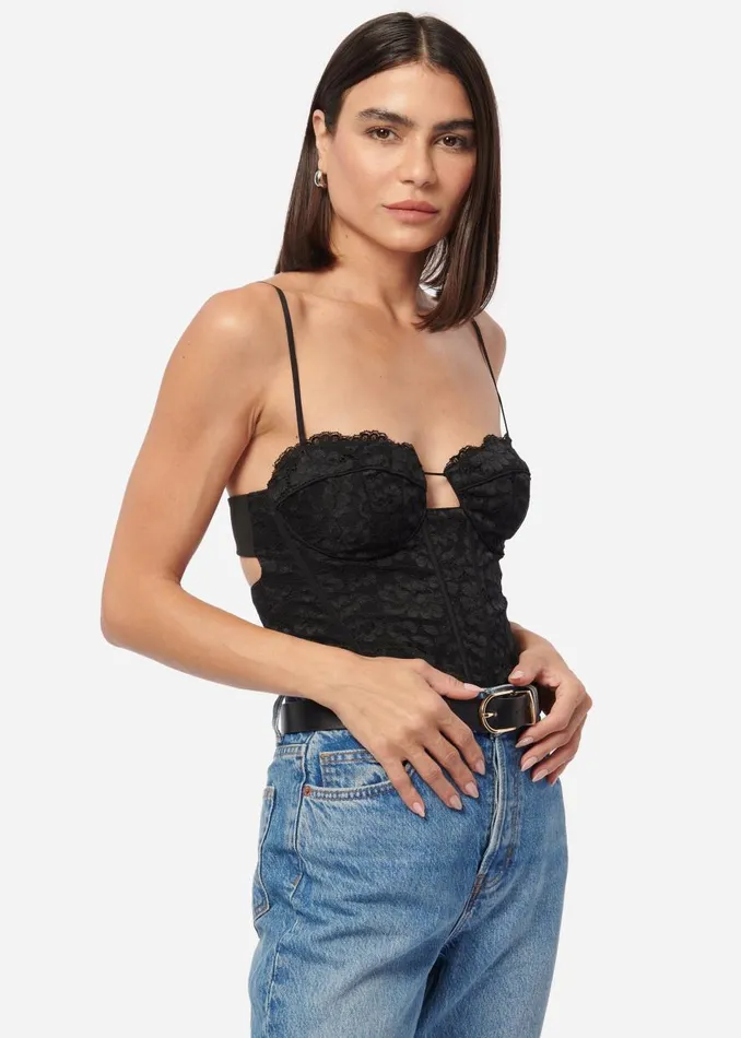 CAMI NYC Bodysuits Women Adri Bodysuit Black