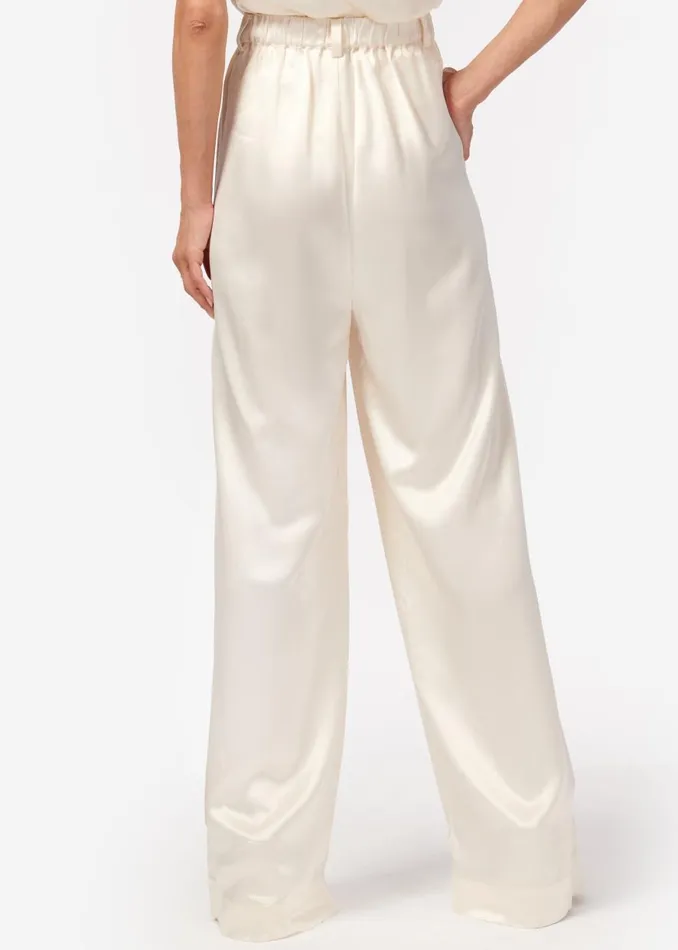 CAMI NYC Bottoms Women Davina Wide Leg Pant Macadamia