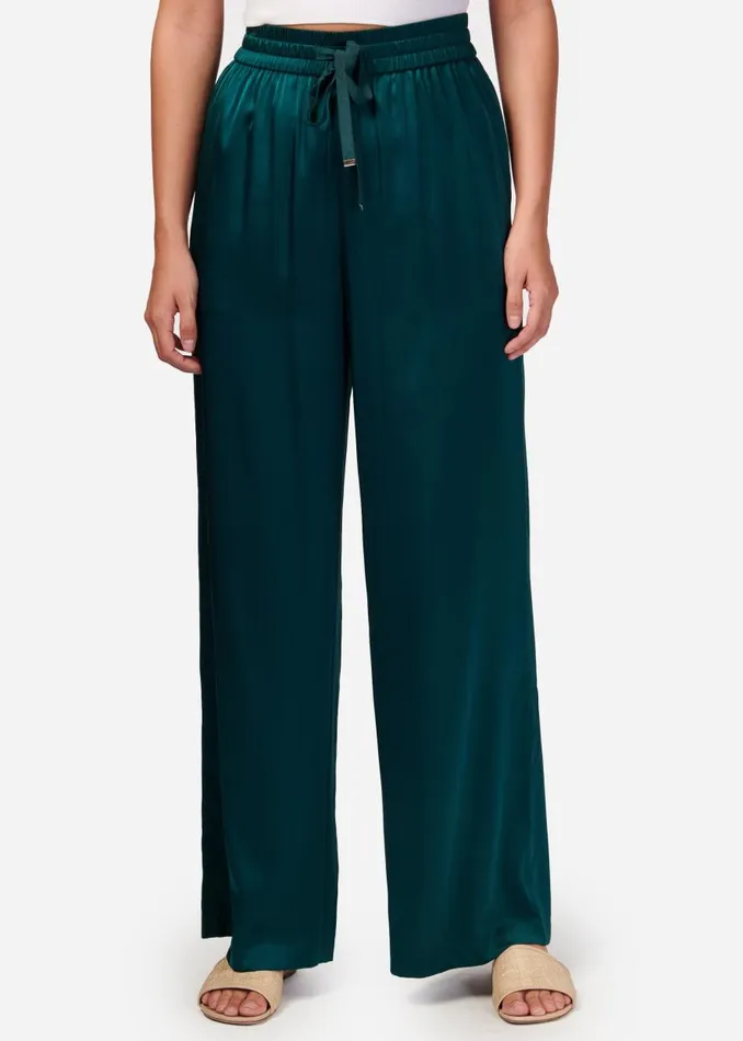 CAMI NYC Bottoms Women Sena Wide Leg Pant Pacific