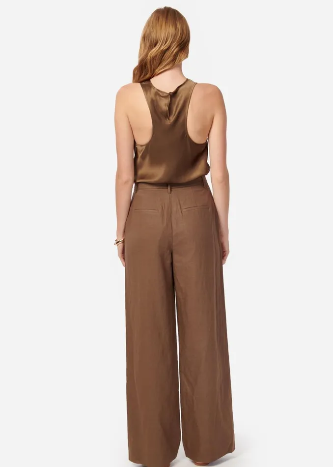 CAMI NYC Bottoms Women Sivan Wide Leg Pant Praline