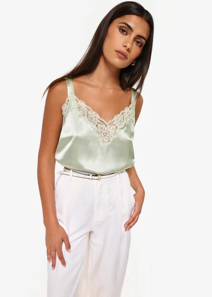 CAMI NYC Camisoles Women Amora Camisole Sea Glass