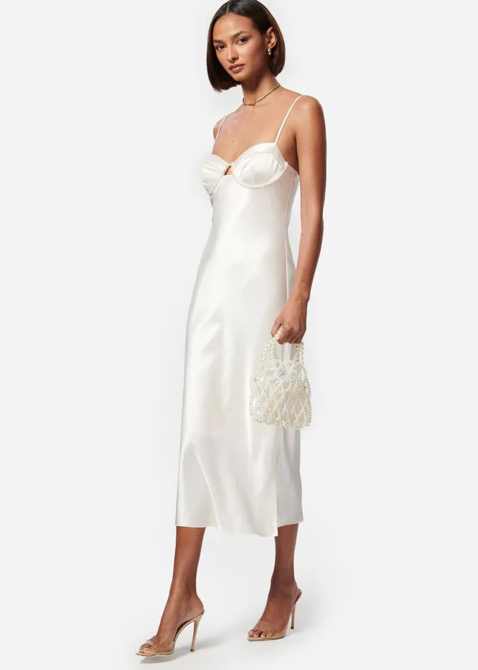CAMI NYC Dresses Women Dorthea Dress Macadamia