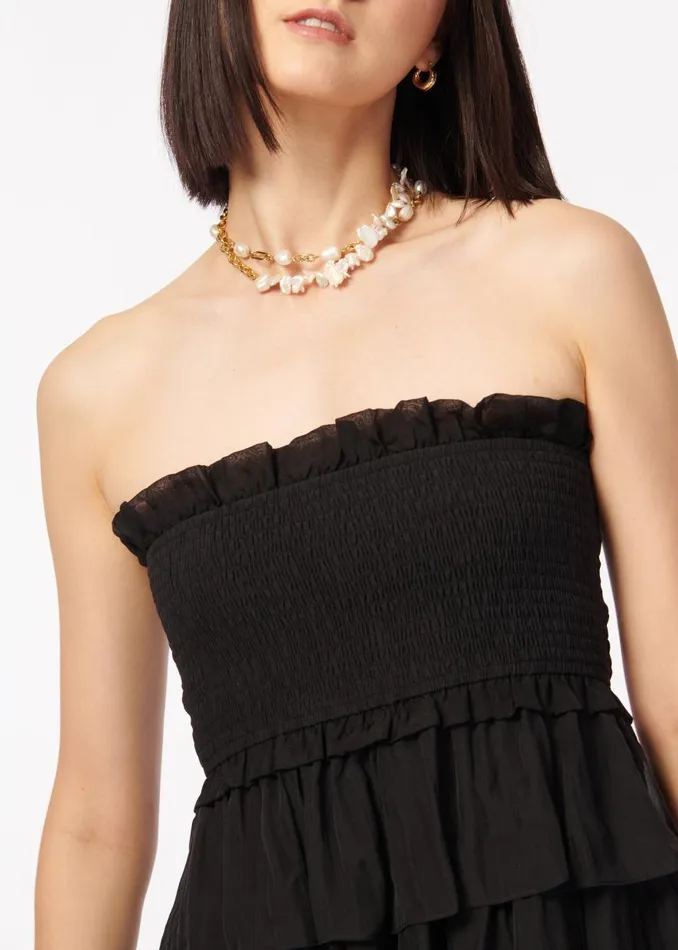 CAMI NYC Dresses Women Stella Chiffon Gown Black