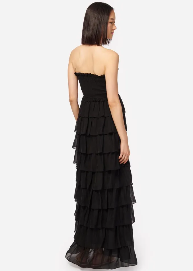 CAMI NYC Dresses Women Stella Chiffon Gown Black