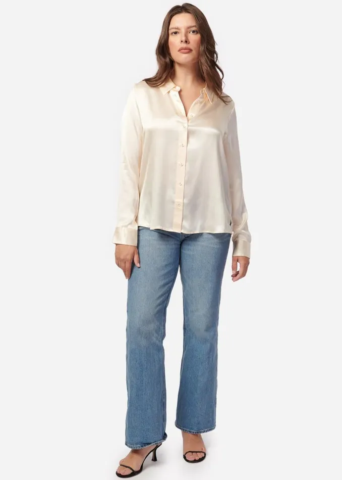 CAMI NYC Tops and Sweaters Women Crosby Blouse Ceramic