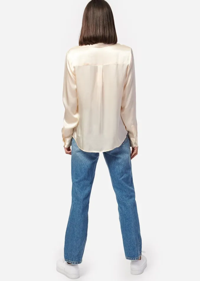 CAMI NYC Tops and Sweaters Women Crosby Blouse Ceramic
