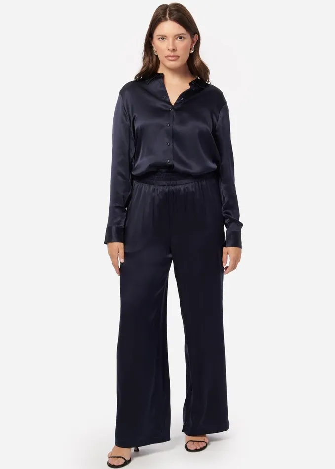 CAMI NYC Tops and Sweaters Women Crosby Blouse Navy