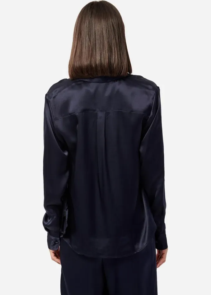 CAMI NYC Tops and Sweaters Women Crosby Blouse Navy