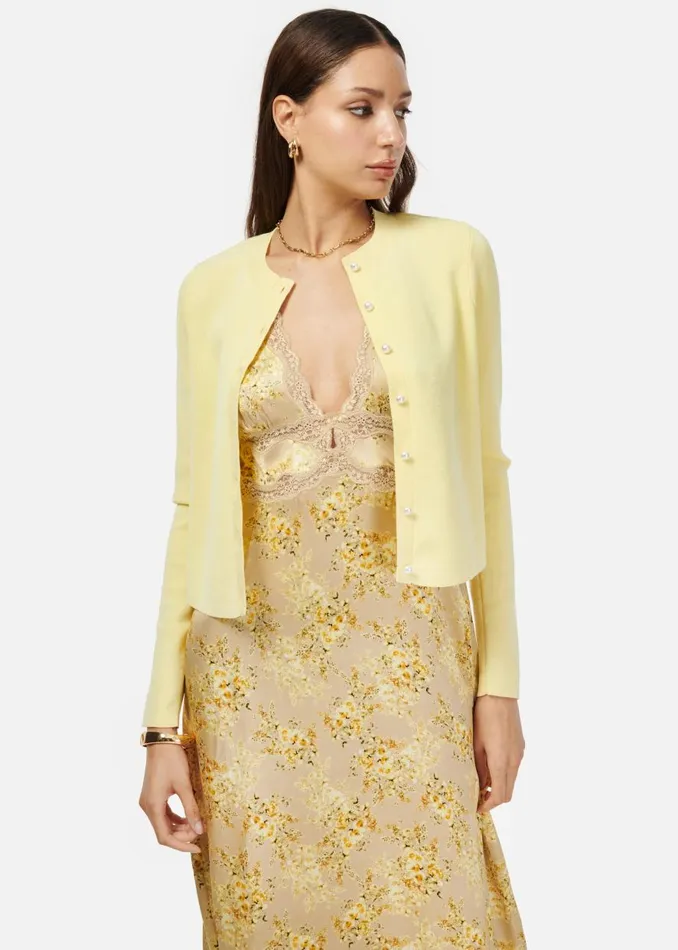 CAMI NYC Tops and Sweaters Women Jessa Cardigan Sunlight
