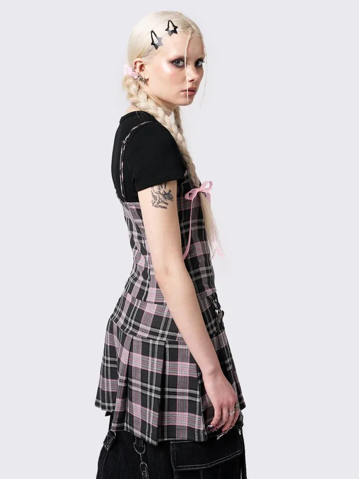 Camila Straps Plaid Mini Dress Women Minga London Dresses Camila Straps Plaid Mini Dress Women Minga London Dresses