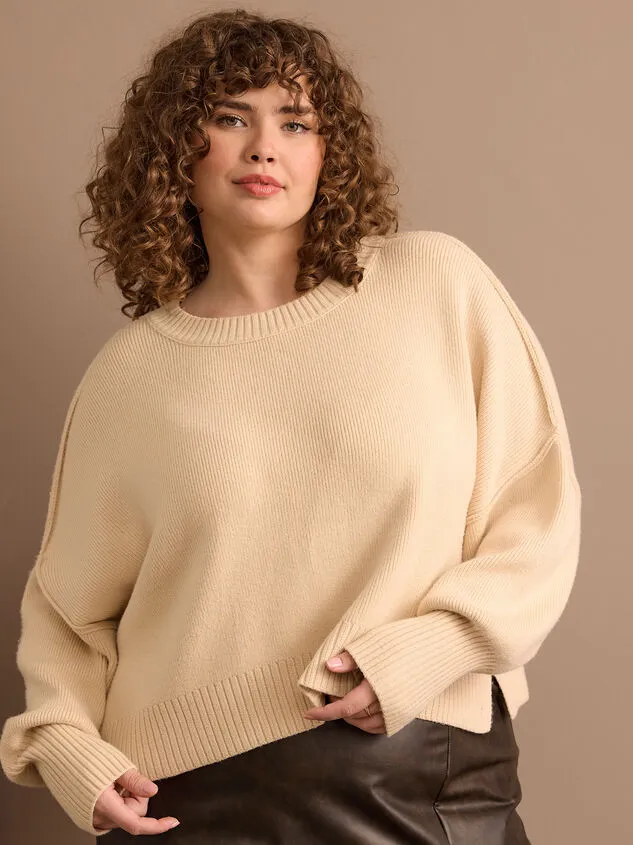 Camryn Cropped Sweater Oatmeal Women Altar039d State Sweaters Cardigans