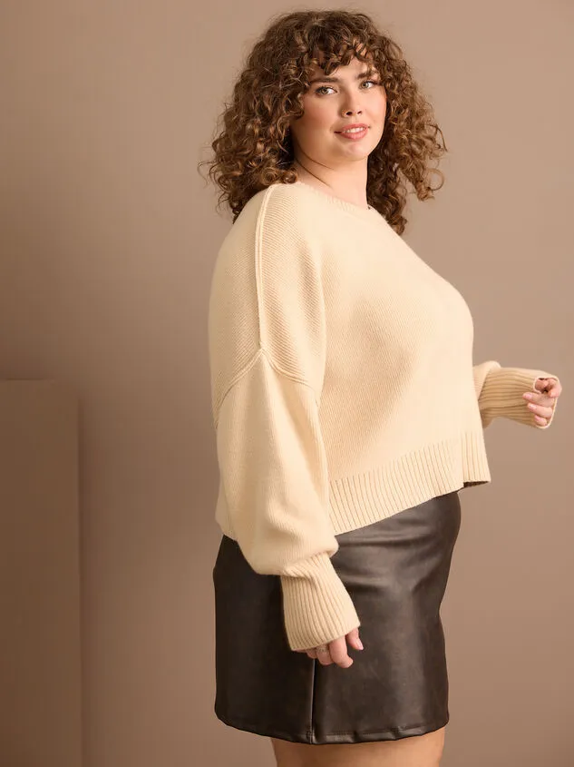 Camryn Cropped Sweater Oatmeal Women Altar039d State Sweaters Cardigans Camryn Cropped Sweater Oatmeal Women Altar039d State Sweaters Cardigans