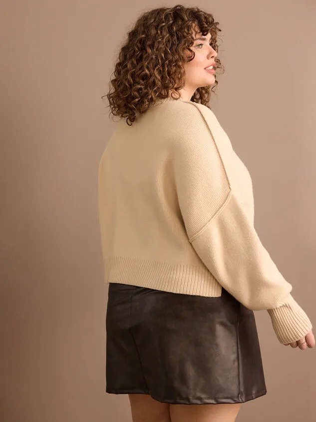 Camryn Cropped Sweater Oatmeal Women Altar039d State Sweaters Cardigans Camryn Cropped Sweater Oatmeal Women Altar039d State Sweaters Cardigans