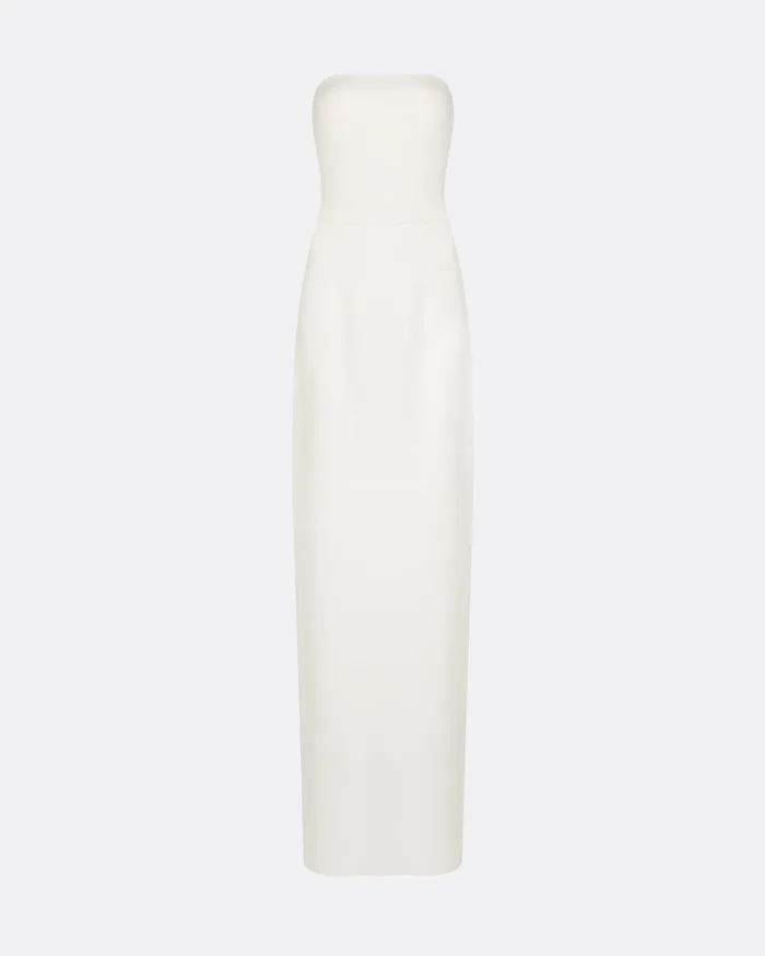 Capes and Harnesses Safiyaa Women Agnes Ivory Harness With Azrael Dress Ivory