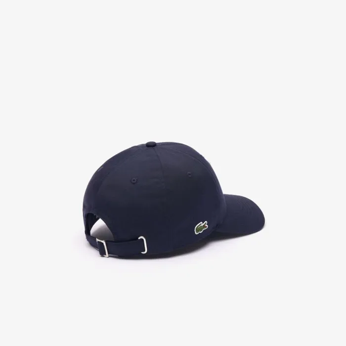 Caps and Hats MenWomen Lacoste Unisex 3D Embroidered Cotton Twill Baseball Cap Abysm Blue Hde