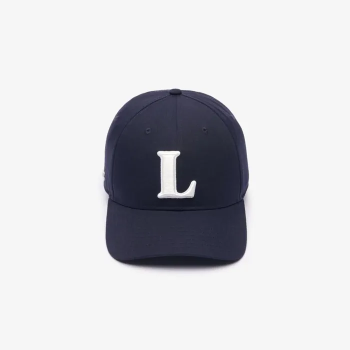 Caps and Hats MenWomen Lacoste Unisex 3D Embroidered Cotton Twill Baseball Cap Abysm Blue Hde