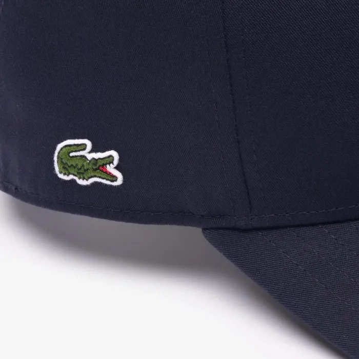 Caps and Hats MenWomen Lacoste Unisex 3D Embroidered Cotton Twill Baseball Cap Abysm Blue Hde