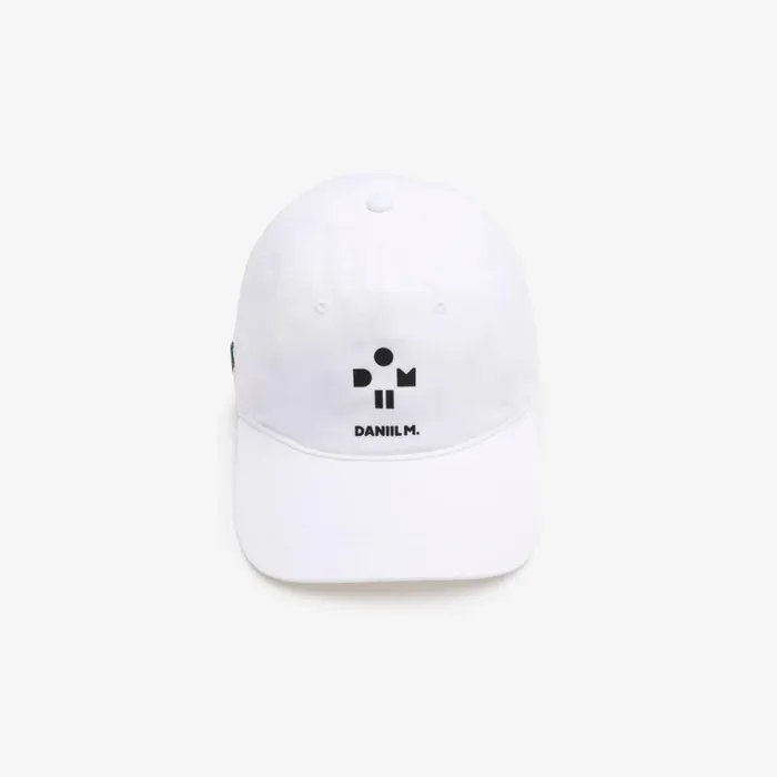 Caps and Hats MenWomen Lacoste Unisex Lacoste Tennis X Daniil Medvedev Cap White 800