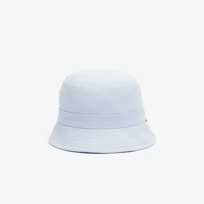 Caps and Hats MenWomen Lacoste Unisex Organic Cotton Bucket Hat Phoenix Blue J2g