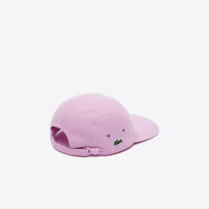 Caps and Hats MenWomen Lacoste Unisex Organic Cotton Piqu Cap Pink Ixv