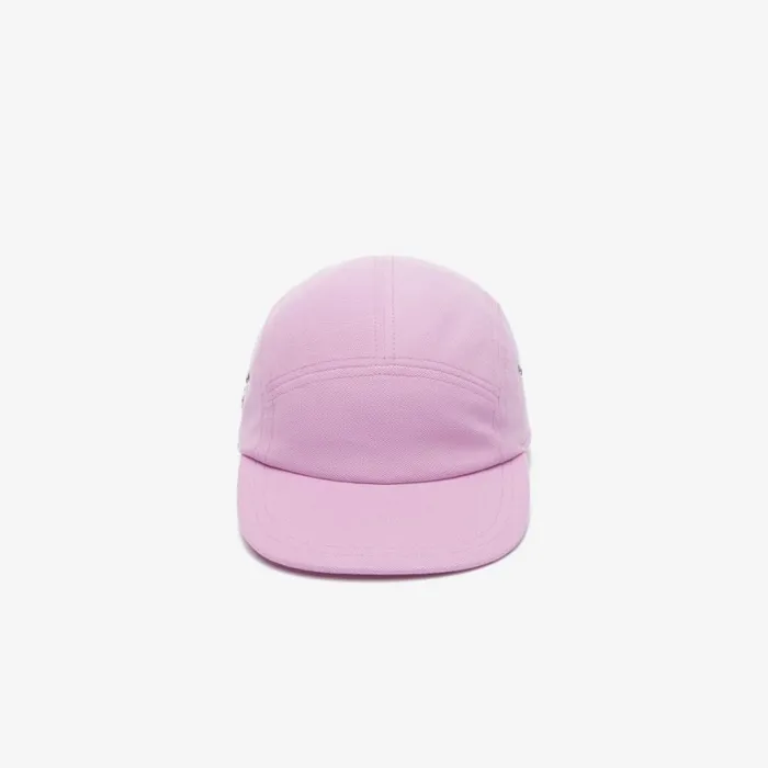 Caps and Hats MenWomen Lacoste Unisex Organic Cotton Piqu Cap Pink Ixv
