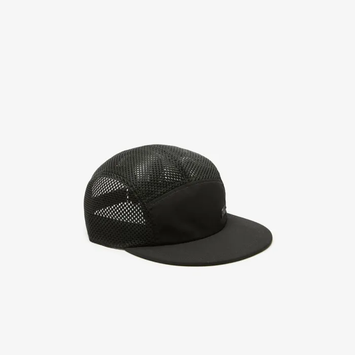 Caps and Hats MenWomen Lacoste Unisex Silicone Crocodile Cap Black 031