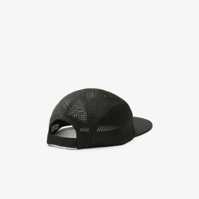 Caps and Hats MenWomen Lacoste Unisex Silicone Crocodile Cap Black 031