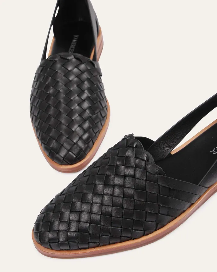 CASUAL Wisdom casual flats black leather jomercer Women