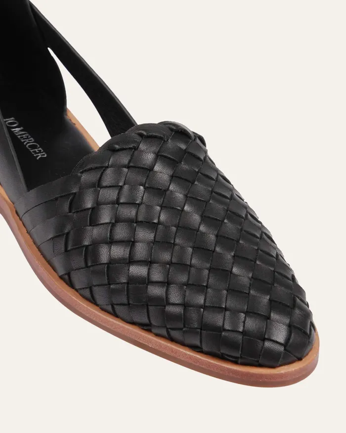 CASUAL Wisdom casual flats black leather jomercer Women