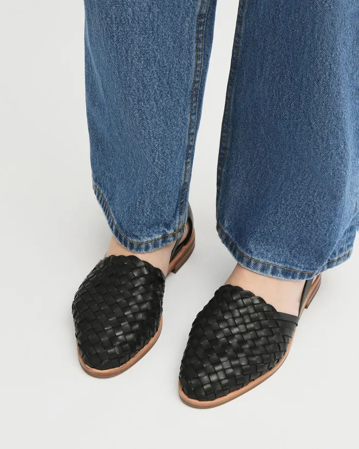 CASUAL Wisdom casual flats black leather jomercer Women