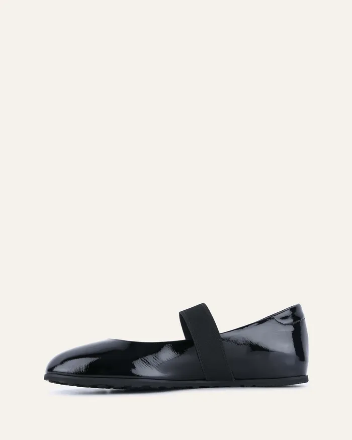 CASUAL Women Hope casual flats black crinkle patent jomercer CASUAL Women Hope casual flats black crinkle patent jomercer