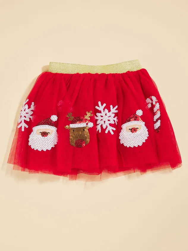 Christmas Sequin Tutu By MudPie Red Girl Altar039d State Bottoms