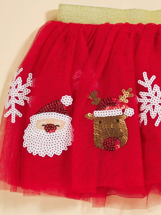 Christmas Sequin Tutu By MudPie Red Girl Altar039d State Bottoms