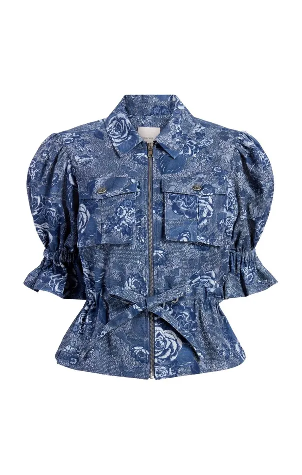 Cinq Sept Adie Jacket Indigomulti Women Denim