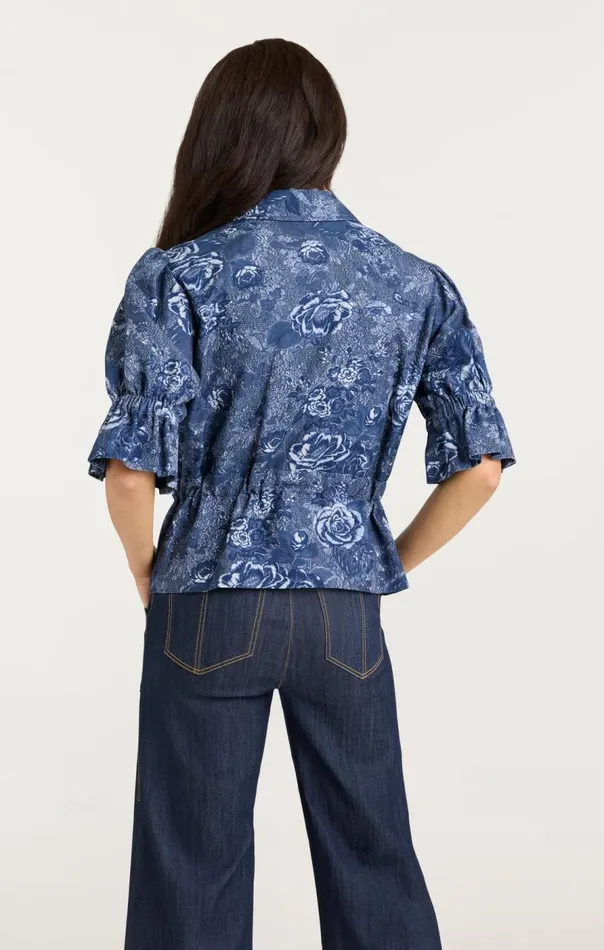 Cinq Sept Adie Jacket Indigomulti Women Denim