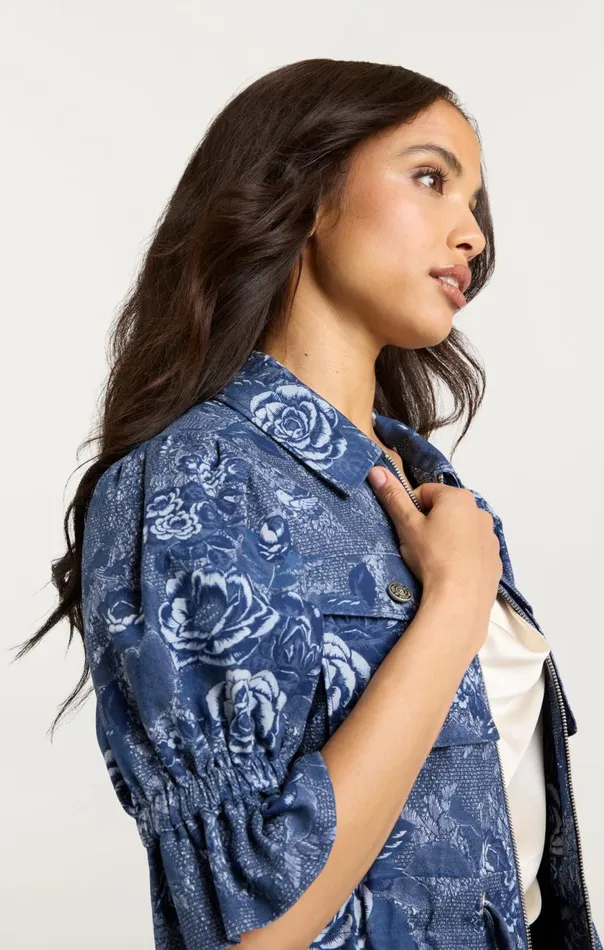 Cinq Sept Adie Jacket Indigomulti Women Denim
