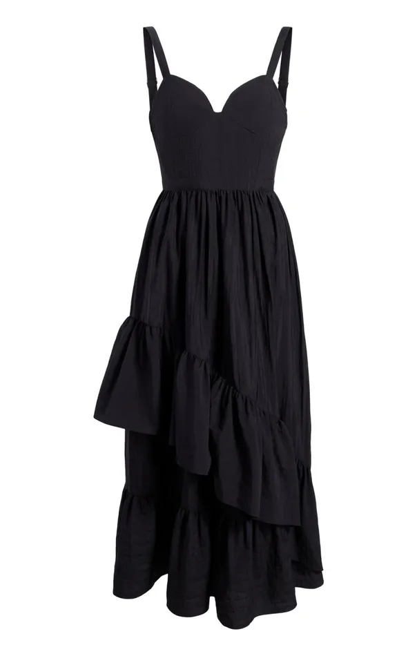 Cinq Sept Amy Dress Black Women Midi