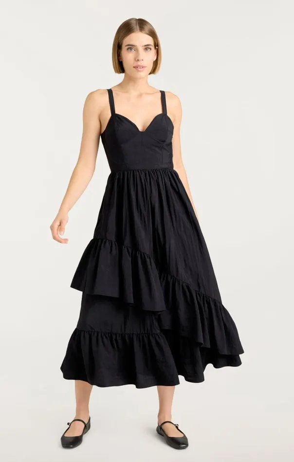 Cinq Sept Amy Dress Black Women Midi