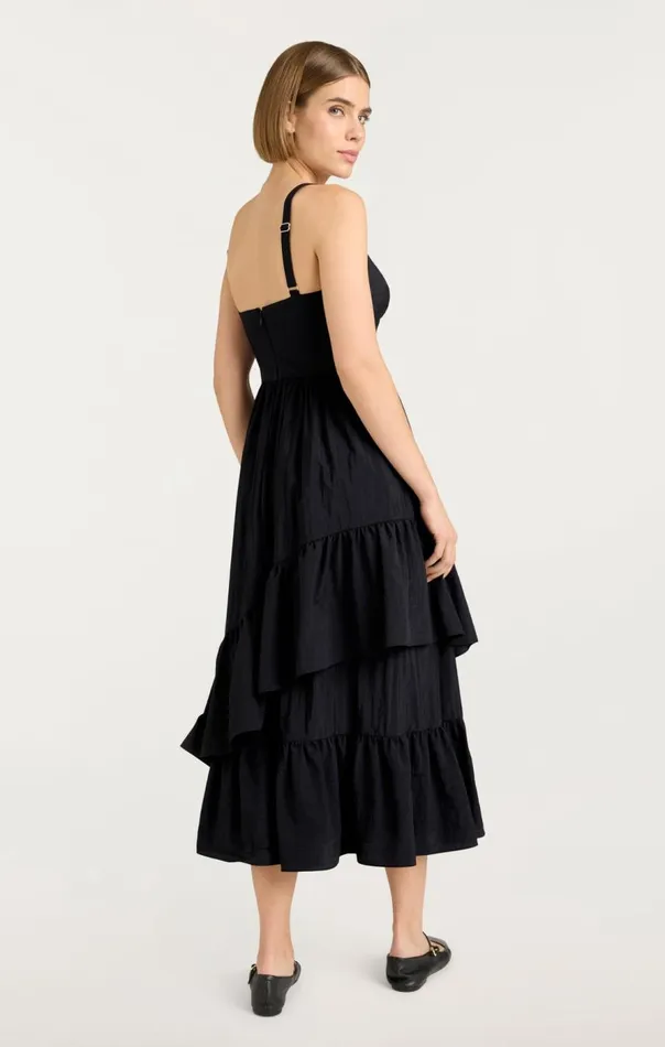 Cinq Sept Amy Dress Black Women Midi
