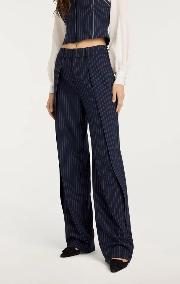 Cinq Sept Becca Pant Navyivory Women Pants