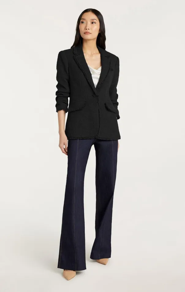 Cinq Sept Boucle Khloe Blazer Black Women Blazers