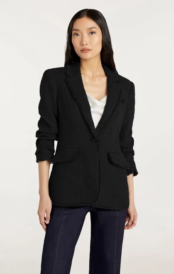 Cinq Sept Boucle Khloe Blazer Black Women Blazers