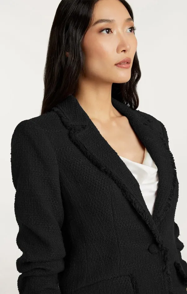 Cinq Sept Boucle Khloe Blazer Black Women Blazers