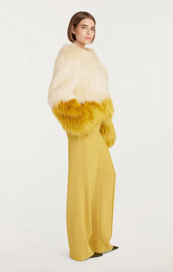 Cinq Sept Combo Benson Coat Plastergoldenpalm Women Outerwear