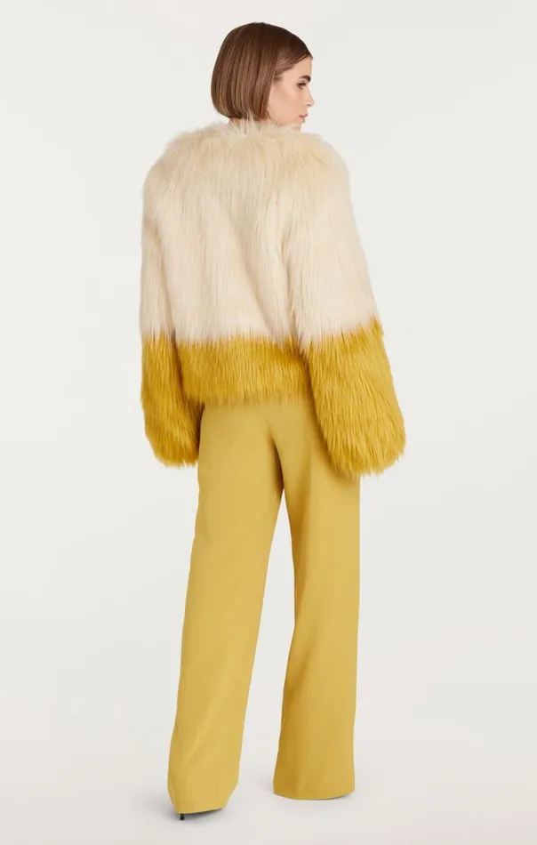 Cinq Sept Combo Benson Coat Plastergoldenpalm Women Outerwear