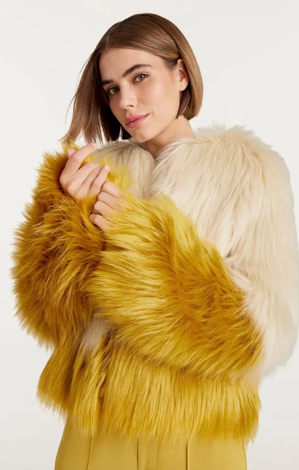 Cinq Sept Combo Benson Coat Plastergoldenpalm Women Outerwear