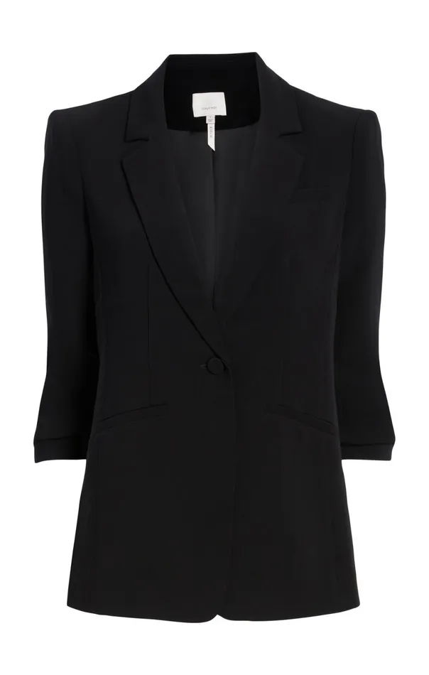 Cinq Sept Crepe Khloe Blazer Black Women Jackets