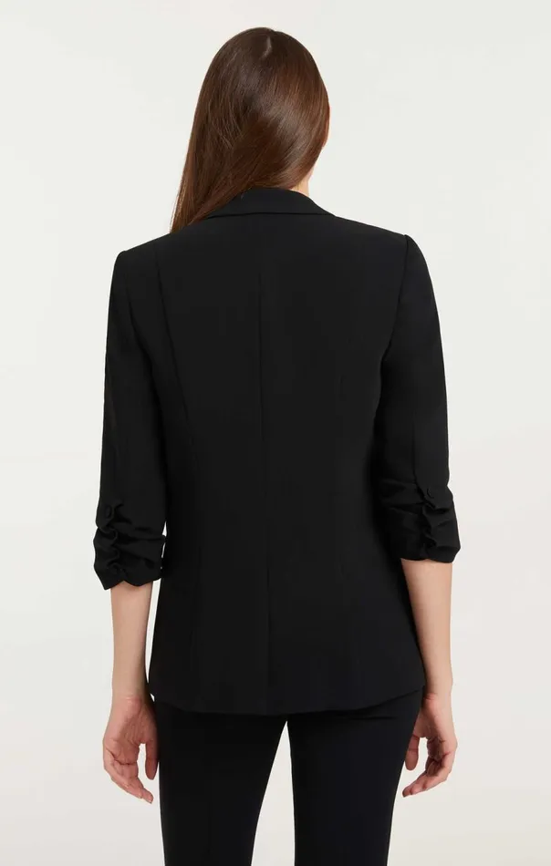 Cinq Sept Crepe Khloe Blazer Black Women Jackets