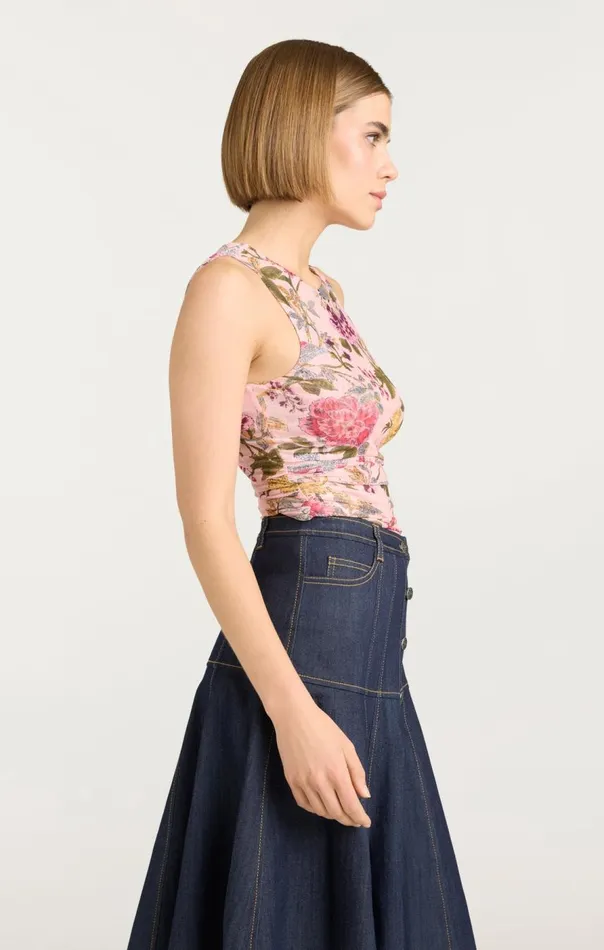 Cinq Sept Dasha Top Softpinkmulti Women Tank Tops and Camisoles